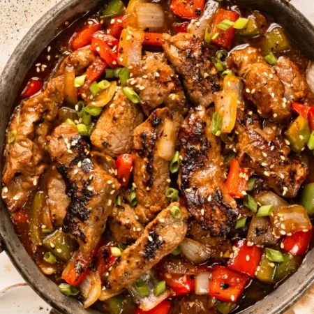 Bistec Con Vegetales / Steak with Vegetables