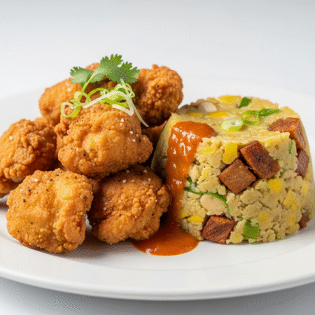 Chicharrón con Mofongo