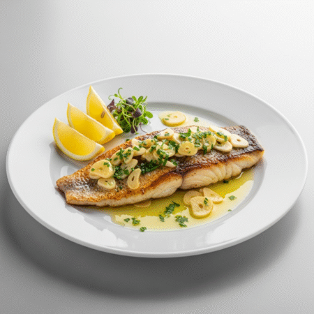 Filete de Pescado al Ajillo
