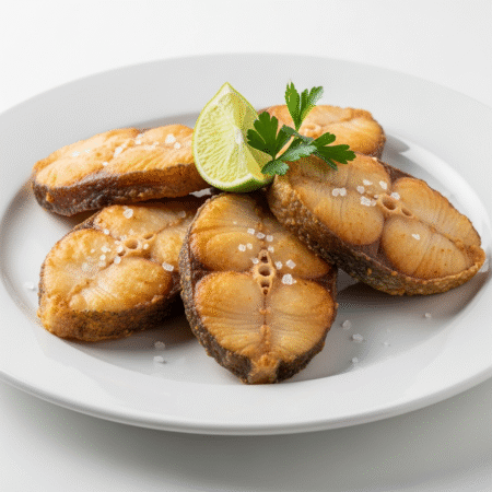 Pescado en Rueda Frito